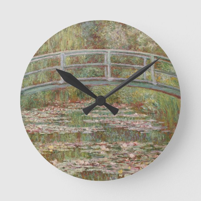 Horloge Ronde Monet Pont Japonais de Giverny (Recto)
