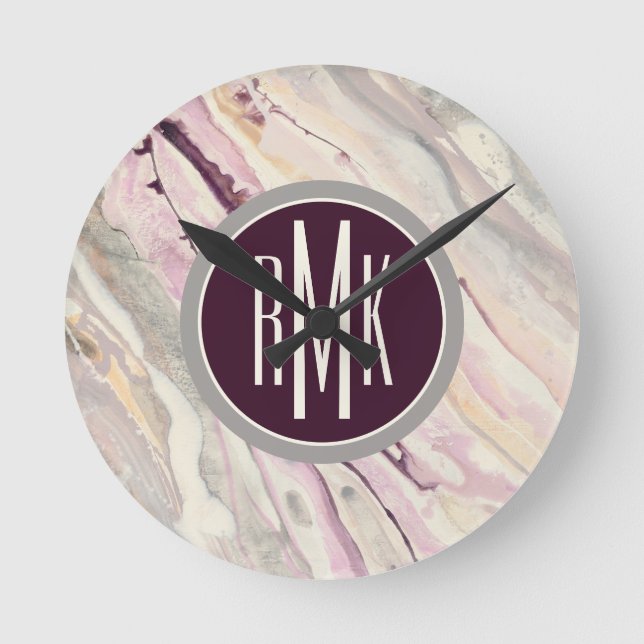 Horloge Ronde monogramme | Flowing (Recto)