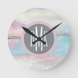 Horloge Ronde monogramme Mille-deux