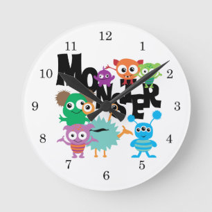 Horloge Ronde Monster
