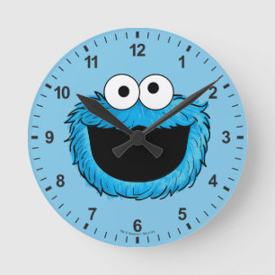 Horloge Ronde Monster à la fin de cette histoire   Cookie Monst