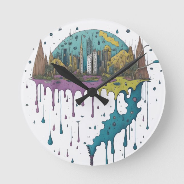 Horloge Ronde Monstre de souris (Recto)
