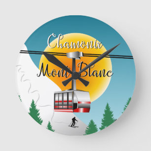 Horloge Ronde Mont Blanc Chamonix