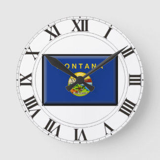 Horloge Ronde Mont Flag