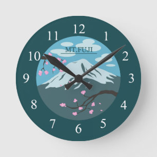 Horloge Ronde Mont Fuji