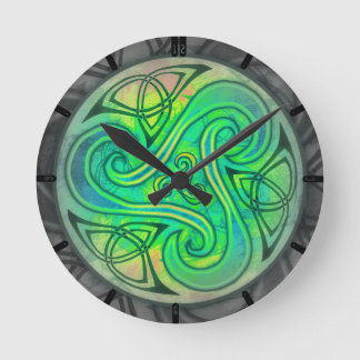 Horloge Ronde Montre Celtic Triskele