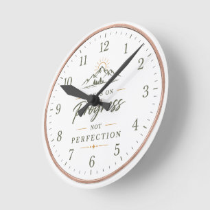 Horloge Ronde Montre personnalisée au design moderne élégant