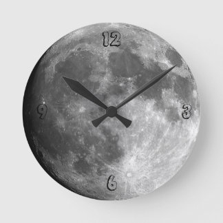 Horloge Ronde Moon Clock