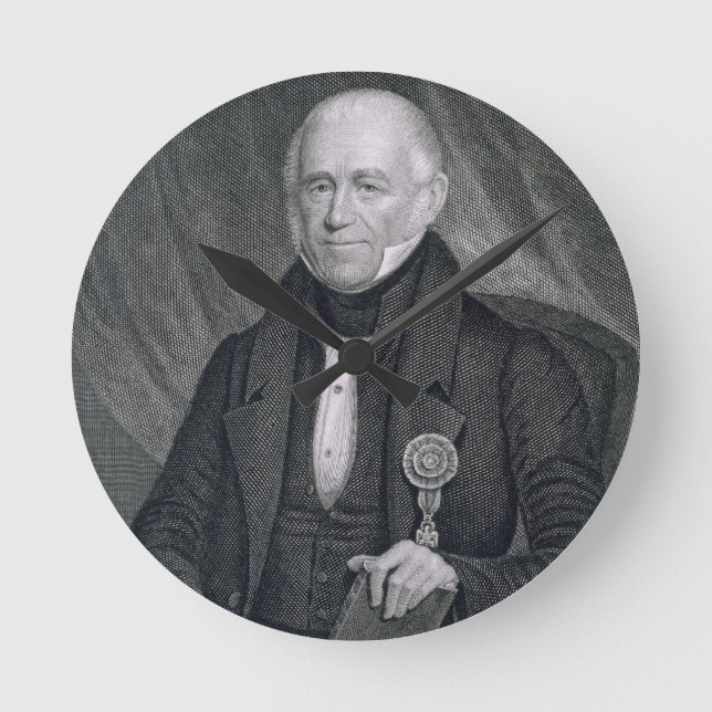 Horloge Ronde Morgan Lewis, gravée par Asher Brown Durand (Recto)