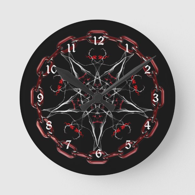 Horloge Ronde Morning Star Gothic Fractal (Recto)