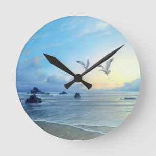 Horloge Ronde Morning Tides Beach
