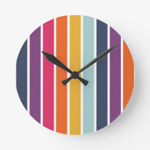 Motif à rayures colorées