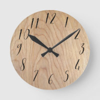 Motif en bois brut moderne rustique imprimé
