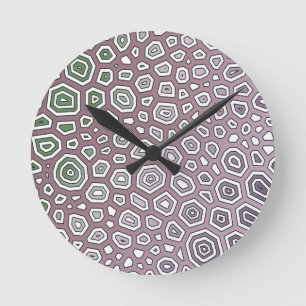 Horloge Ronde Motif expérimental