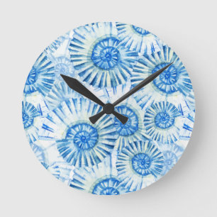 Horloge Ronde Motif Shell amusant