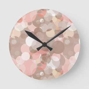 Horloge Ronde Motif simple - Cercles