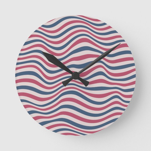 Horloge Ronde Motif trié 2 (Recto)
