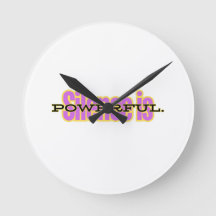 Motivational Wall Clock – Minimalist Inspirational