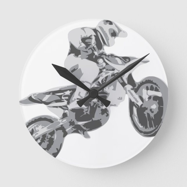 Horloge Ronde Motocross (Recto)