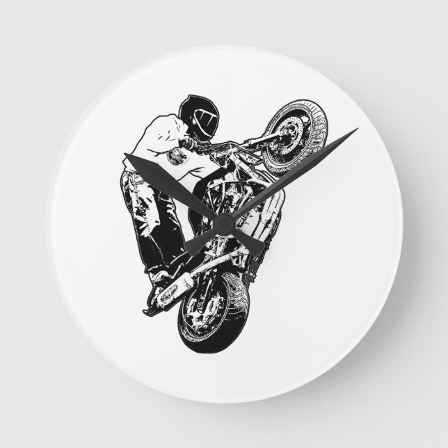 Horloge Ronde Motorcycle (Recto)