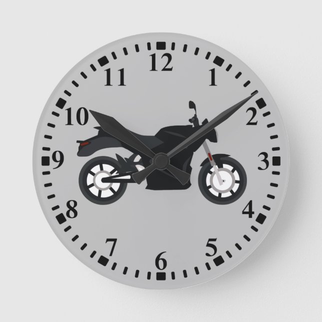 Horloge Ronde Motorcycle (Recto)