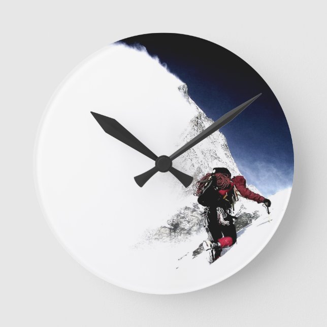 Horloge Ronde Mountain Climat Sports extrêmes (Recto)