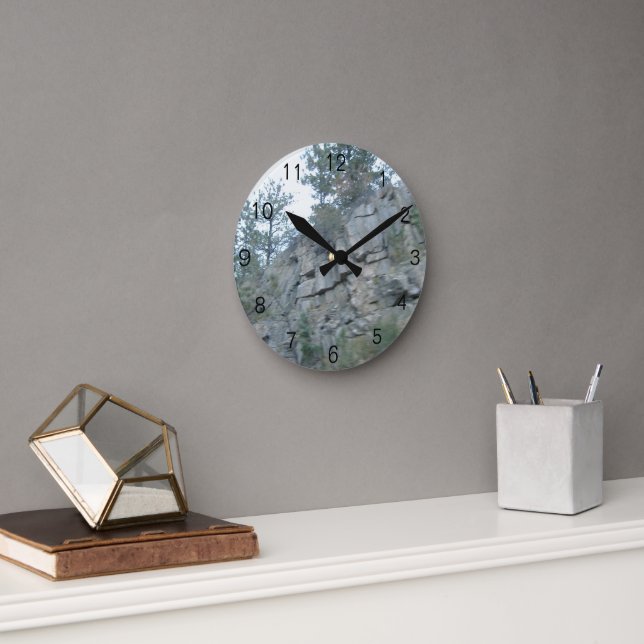 Horloge Ronde Mountainous Acrylic Wall Clock (Bureau)