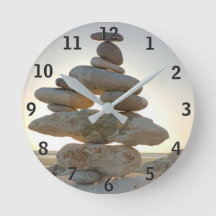 Horloge ronde murale imprimé Cairns 