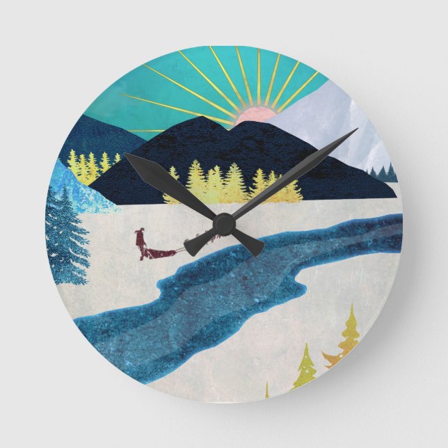 Horloge Ronde Musher du matin (Recto)