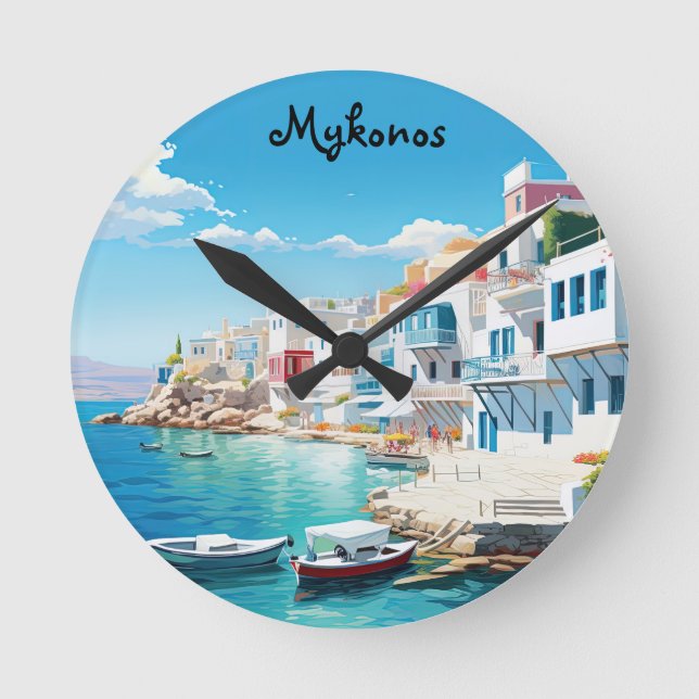 Horloge Ronde Myconos (Recto)