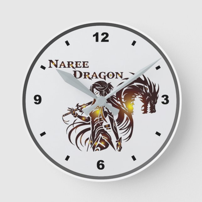 Horloge Ronde Naree Dragon of Clock (Recto)