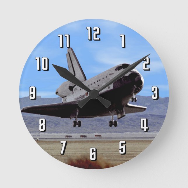 Horloge Ronde NASA Space Shuttle Atlantis Landing Edwards AFB (Recto)