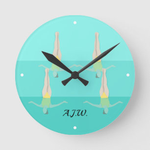 Horloge Ronde Natation artistique