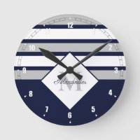 Nautique moderne Marine Bleu Gris Gris Gris Gris R