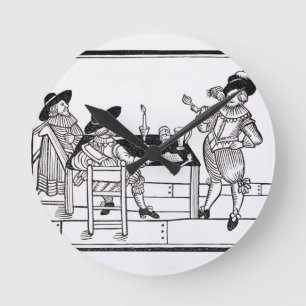 Horloge Ronde Négociants en vins dans une maison de bière