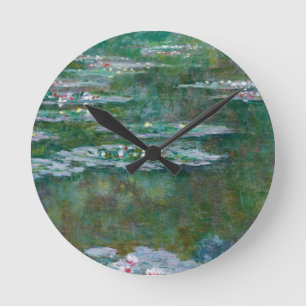 Horloge Ronde Nénuphars de Claude Monet //