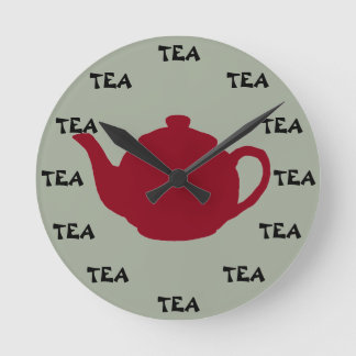 Horloge Ronde N'IMPORTE QUELLE HEURE, c'est le Tea Time !