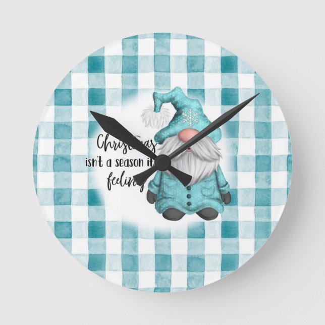 Horloge Ronde Noël n'est pas une saison, c'est un sentiment (Recto)