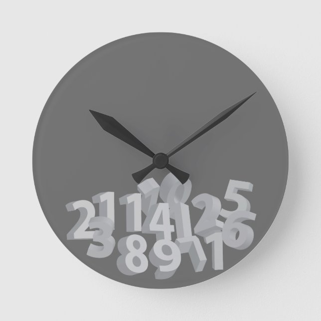 Horloge Ronde Nombre de chutes (Recto)