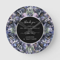 Noms de Couple de Mariage Floral Noir Moody Classi