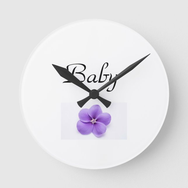 Horloge Ronde Nourriture pour bébés (Recto)