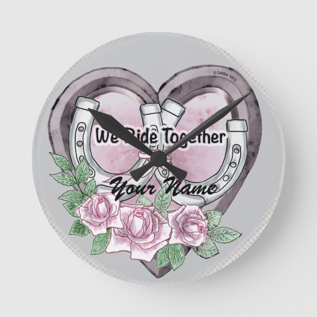 Horloge Ronde nous roulons ensemble (Recto)