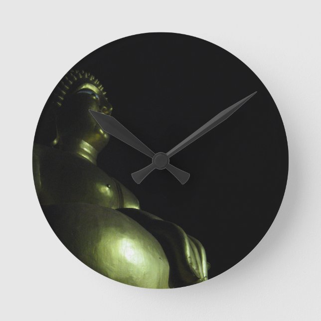 Horloge Ronde Nuit Bouddha (Recto)