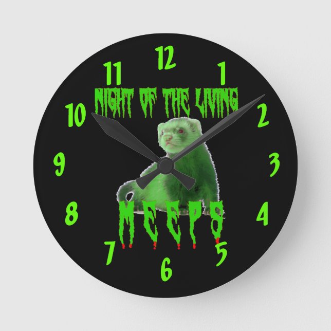 Horloge Ronde nuit des meeps vivants (Recto)