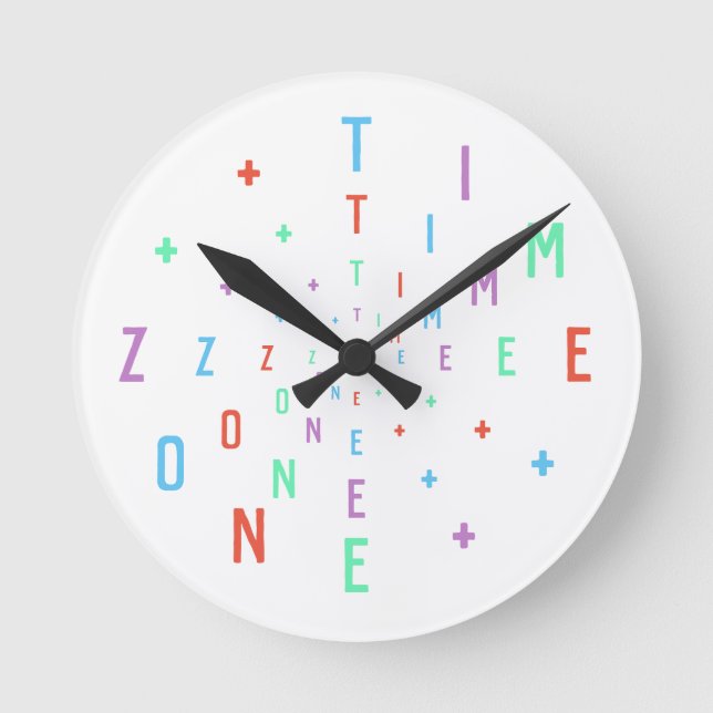 Horloge Ronde Numéro de lettre (Recto)