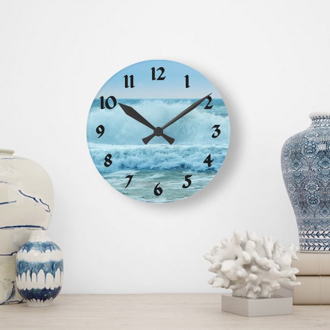Horloge Ronde Ocean Wave (Créateur téléchargé)