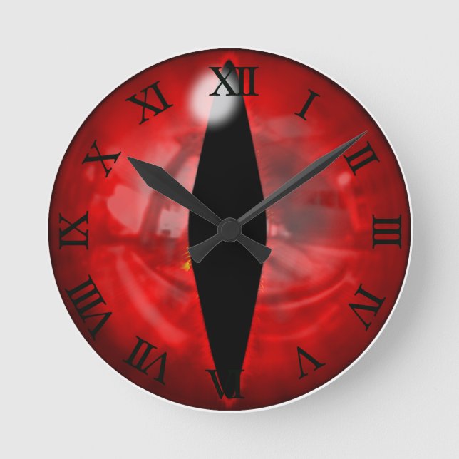 Horloge Ronde OEil rouge (Recto)
