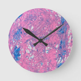 Horloge Ronde Œuvre d'art en marbre transgenre