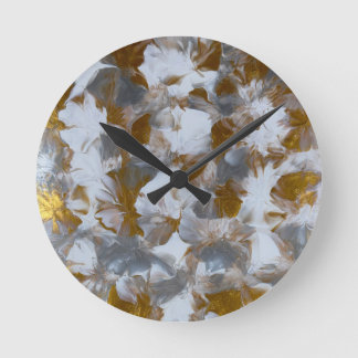 Horloge Ronde  œuvre d'art faite main 