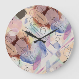 Horloge ronde, oeuvre originale !